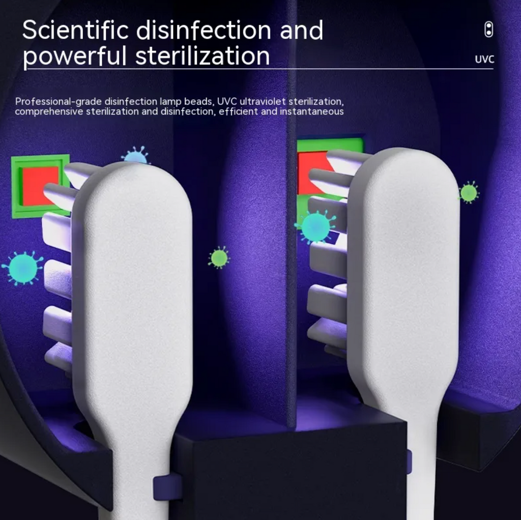 Esterilizador de cepillo de dientes portátil con UV